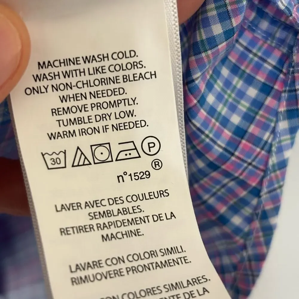 Men’s Polo Ralph Lauren 100% Cotton Stretch Button Down - Size L